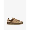 Axel Arigato Layered Clay Sneakers With Suede In Brown