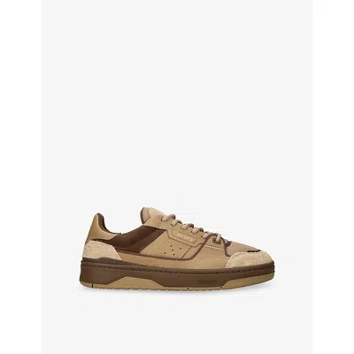 AXEL ARIGATO MENS AXEL ARIGATO CLAY LEATHER AND SUEDE TRAINERS