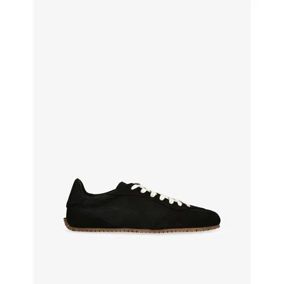 AXEL ARIGATO MENS BLACK DAZE SUEDE RUNNER TRAINERS EUR 41 / 7 UK