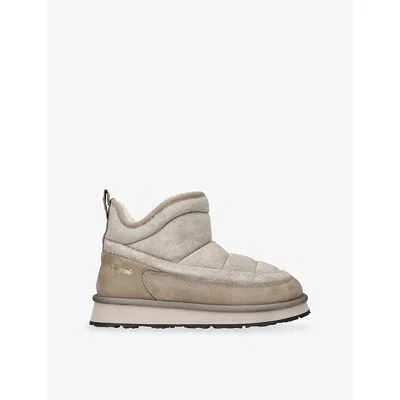 Axel Arigato Mens Pillow Suede Ankle Boots Beige Eur 44 / 10 Uk In Multi