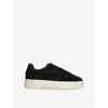 Axel Arigato Mens Black Orbit Suede Low-top Trainers Eur 45 / 11 Uk In Black