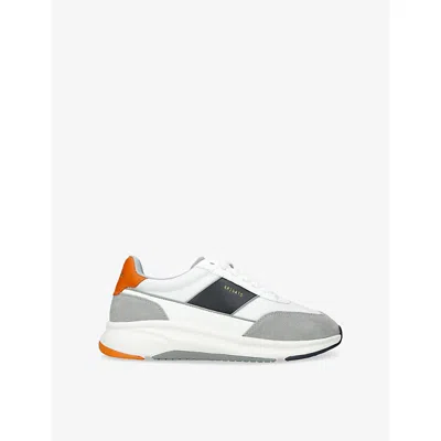 AXEL ARIGATO MENS AXEL ARIGATO GENESIS NEO RUNNER SUEDE AND LEATHER LOW-TOP TRAINERS