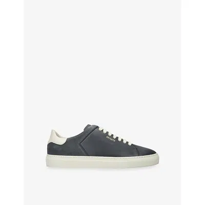 Axel Arigato Mens Navy Clean 90 Split Leather And Suede Trainers Eur 44 / 10 Uk In Blue