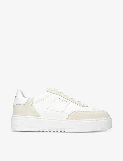 AXEL ARIGATO MENS AXEL ARIGATO ORBIT CHUNKY-SOLE LEATHER LOW-TOP TRAINERS