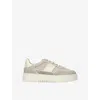 Axel Arigato Mens Orbit Vintage Suede Trainers Taupe Comb Eur 45 / 11 Uk In Brown