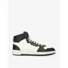 Axel Arigato Logo-laced High-top Sneakers In White/blk