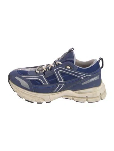 Pre-owned Axel Arigato Mesh Printed Sneakers In Blue