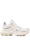 Axel Arigato Metallic-panel Leather Sneakers In Neutral