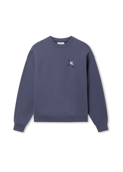 Axel Arigato Micro Bee Bird Sweatshirt In Blue