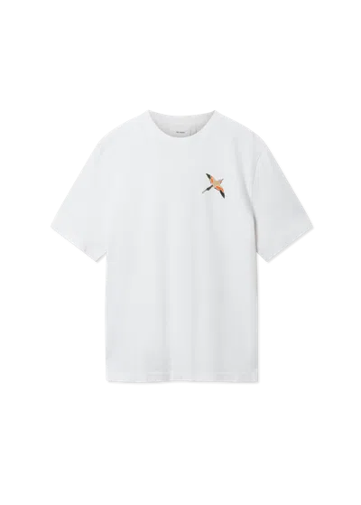 Axel Arigato Micro Bee Bird Embroidered T-shirt In White