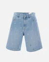 Axel Arigato Blue Miles Denim Shorts In Blue