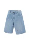 Axel Arigato Blue Miles Denim Shorts In Blue