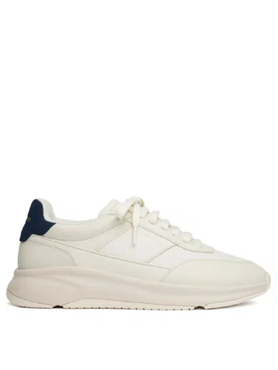 Axel Arigato Minimalist Neo Leather Runner Sneakers In White