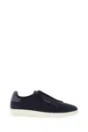 Axel Arigato Minimalist Suede Sneakers In Blue