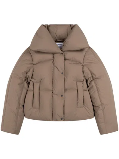 Axel Arigato Mist Puffer Jacket In Brown