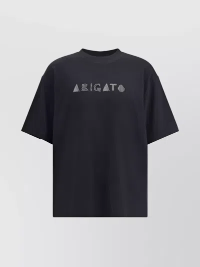 Axel Arigato Modern Graphic Print Cotton T-shirt In Black