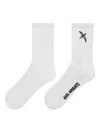 Axel Arigato Motif-embroidered Socks In White