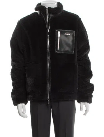 Pre-owned Axel Arigato Moto Jacket In Black