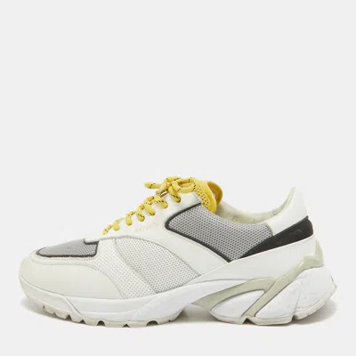 Pre-owned Axel Arigato Multicolor Leather And Mesh Marathon Sneakers Size 40