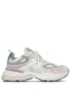 Axel Arigato White & Green Sphere Runner Sneakers In Multicolor
