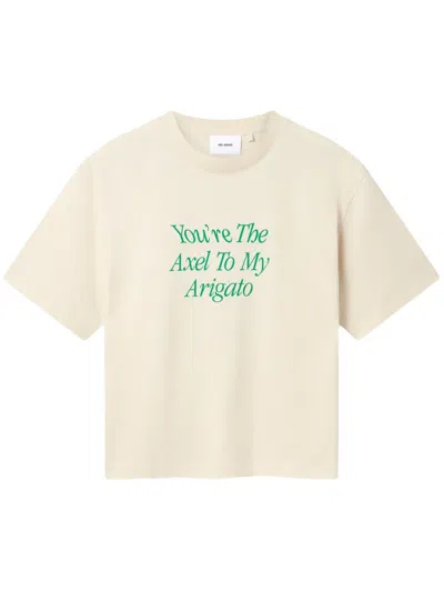 Axel Arigato My Axel T-shirt In Neutrals