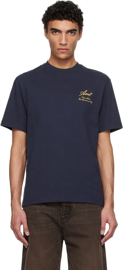 AXEL ARIGATO NAVY 'ATELIER' T-SHIRT