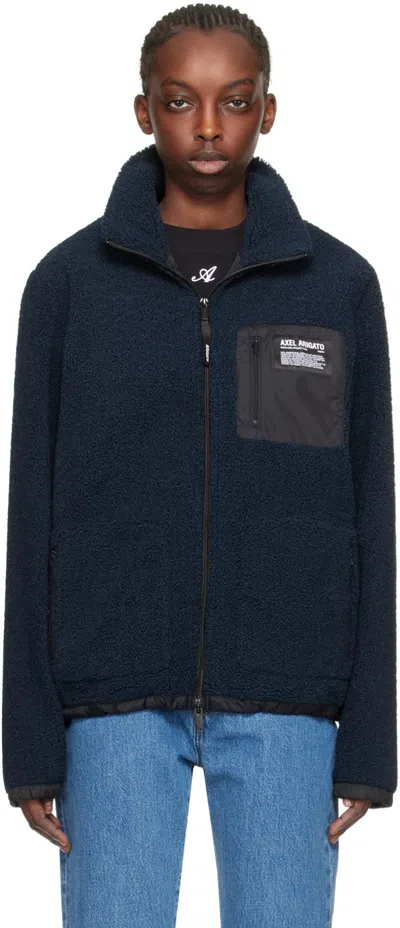 Axel Arigato Navy Billie Jacket In Navy/black