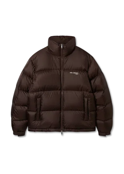 Axel Arigato Observer Puffer Jacket In Brown