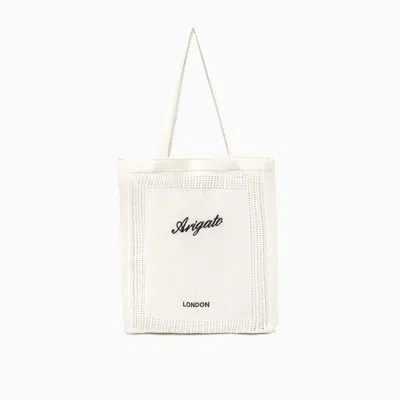 Axel Arigato Oceane Cotton Tote Bag In White