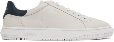 Axel Arigato Off-white Atlas Sneakers In Off White/dk Blue