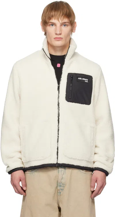 Axel Arigato Off-white Billie Fleece Jacket In Grey
