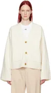 Axel Arigato Off-white Memory Relaxed Cardigan In Off White