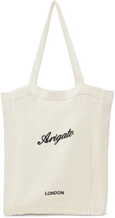 Axel Arigato Off-white Oceane Knitted Shopper Tote In Off White