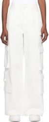 Axel Arigato Roam High-rise Wide-leg Pants In Off White