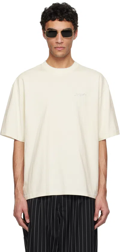 Axel Arigato Off-white Stitch T-shirt In Off White