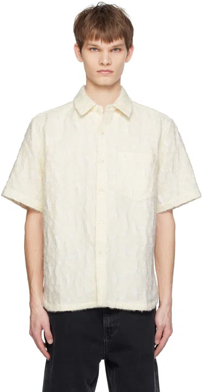 Axel Arigato Off-white Wade Shirt In Ecru