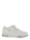 Axel Arigato Onyx Mesh-trimmed Perforated Leather Sneakers In White