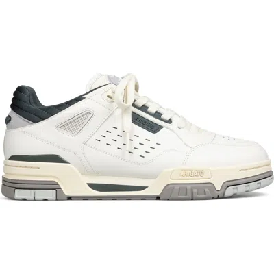 Axel Arigato White & Green Onyx Sneakers In White/green