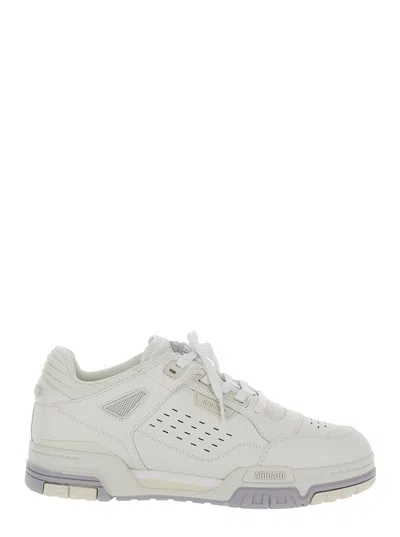 Axel Arigato Onyx Mesh-trimmed Perforated Leather Sneakers In White