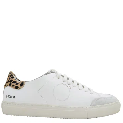Axel Arigato Open Box -  Clean 90 Triple Animal Print Detailed Sneakers In White