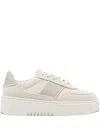 Axel Arigato Round Toe Leather And Suede Sneakers In Neutral