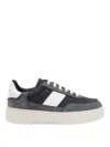 Axel Arigato Low Top Sneakers With Round Toe Design In Black