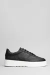 Axel Arigato Black Leather Sneakers With Contrasting Sole In Black
