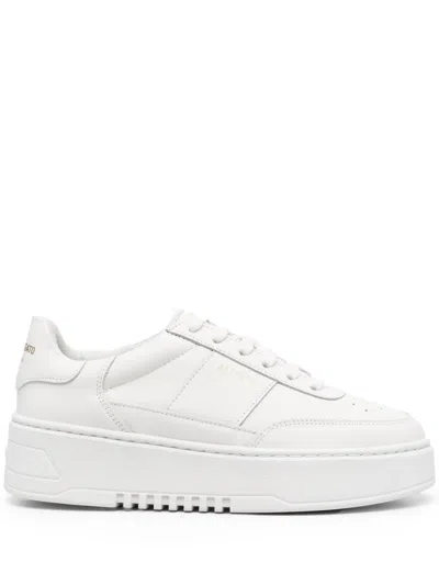 Axel Arigato Orbit Vintage Leather Sneakers In White