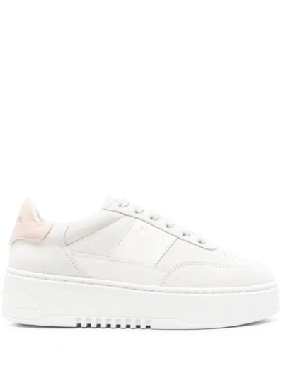 Axel Arigato Orbit Vintage Leather Sneakers In White