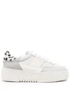 Axel Arigato Orbit Vintage Leather Sneakers In Gray