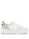 Axel Arigato Orbit Vintage Leather Sneakers In Gray
