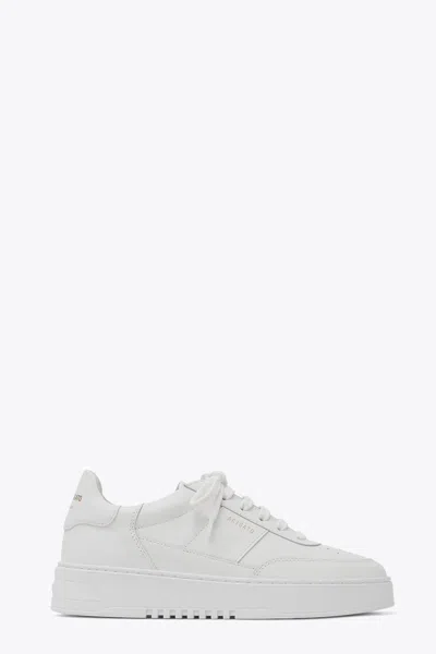 Axel Arigato Orbit Vintage Sneaker White Leather Lace-up Low Sneaker - Orbit Vintage Sneaker In Bianco