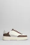 Axel Arigato Orbit Vintage Sneakers In Grey Leather In Brown