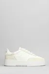 Axel Arigato Mens Cream Comb Orbit Chunky-sole Leather Low-top Trainers In Beige